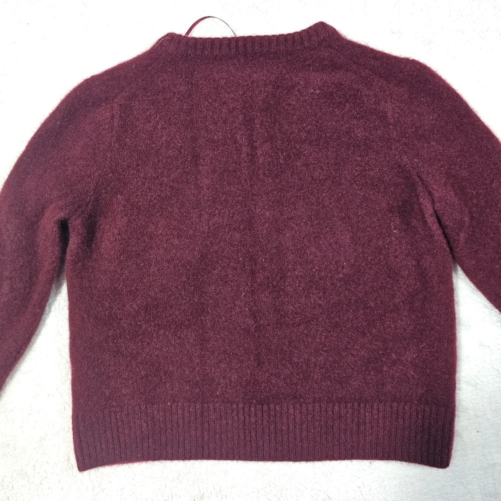 Zara 100% wool round neck, long-sleeve jacket. Front button closure - Picture 12 of 12